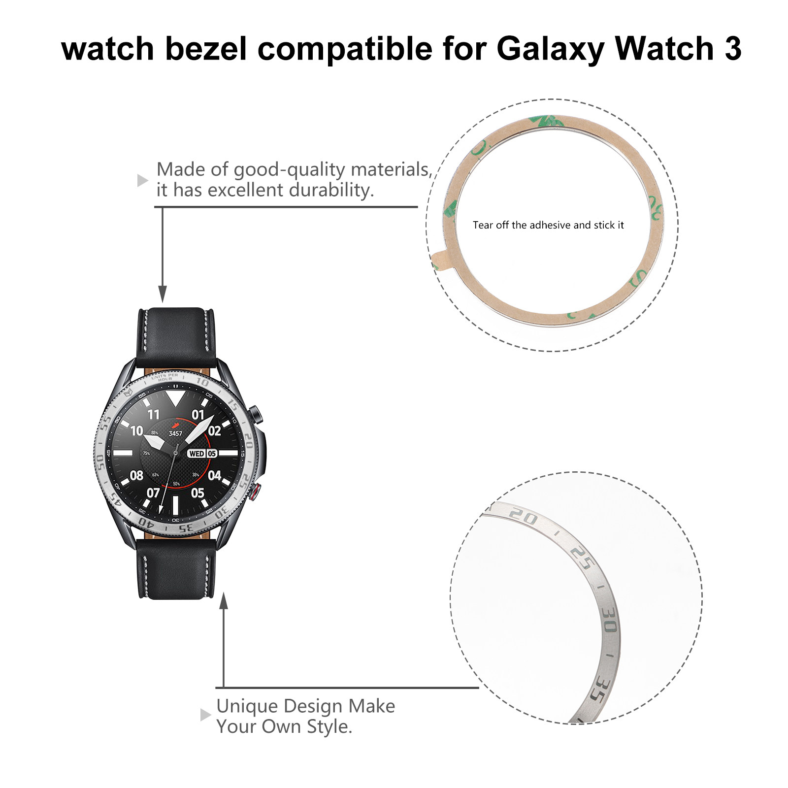 قطعة واحدة من حلقة الحماية الم - مراجعة Smartwatch Ring Watches وسعره