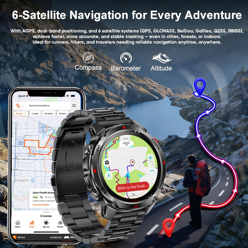 T-Rex 3 Pro العسكرية الصف AGPS - مراجعة Heart Rate Gps Watch وسعره