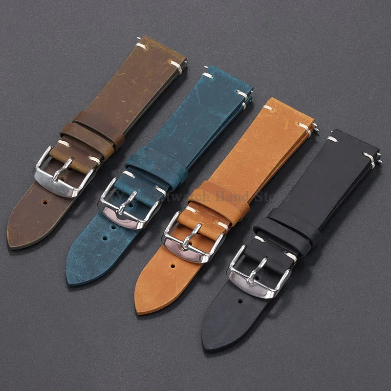 18 مللي متر 20 مللي متر 21 ملل - مراجعة Smartwatch Vintage Watches For Men وسعره