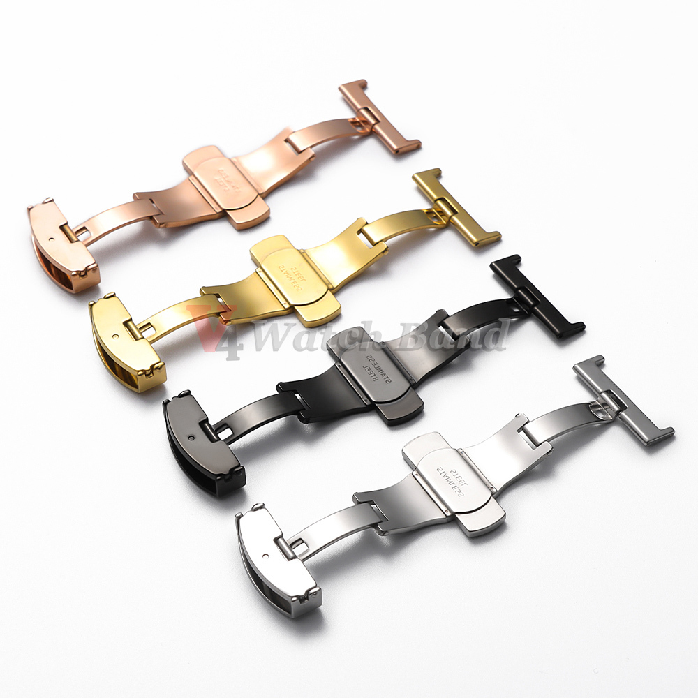 مشبك ساعة مزدوج الأزرار مصقول  - مراجعة Replacement Watch Bracelet وسعره