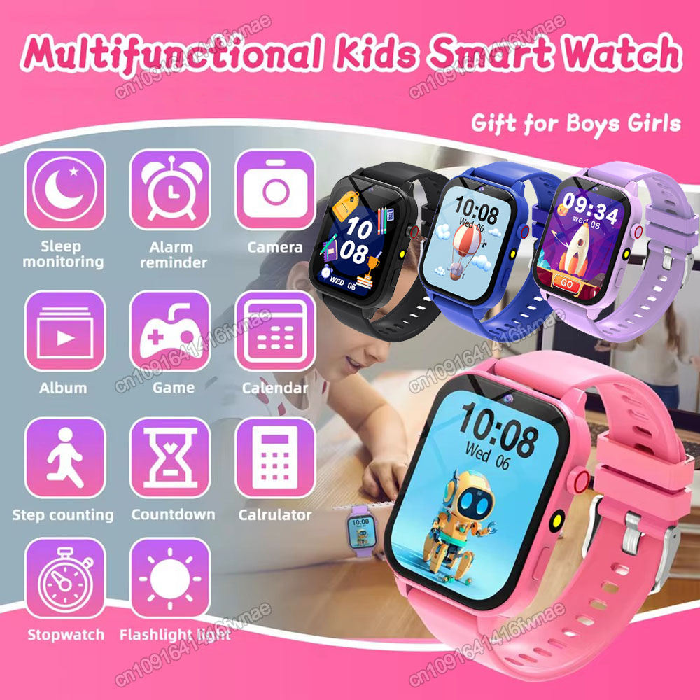 ساعة ذكية جديدة للأطفال بشاشة  - مراجعة Smartwatch Watches Gift For Boys On Birthday وسعره