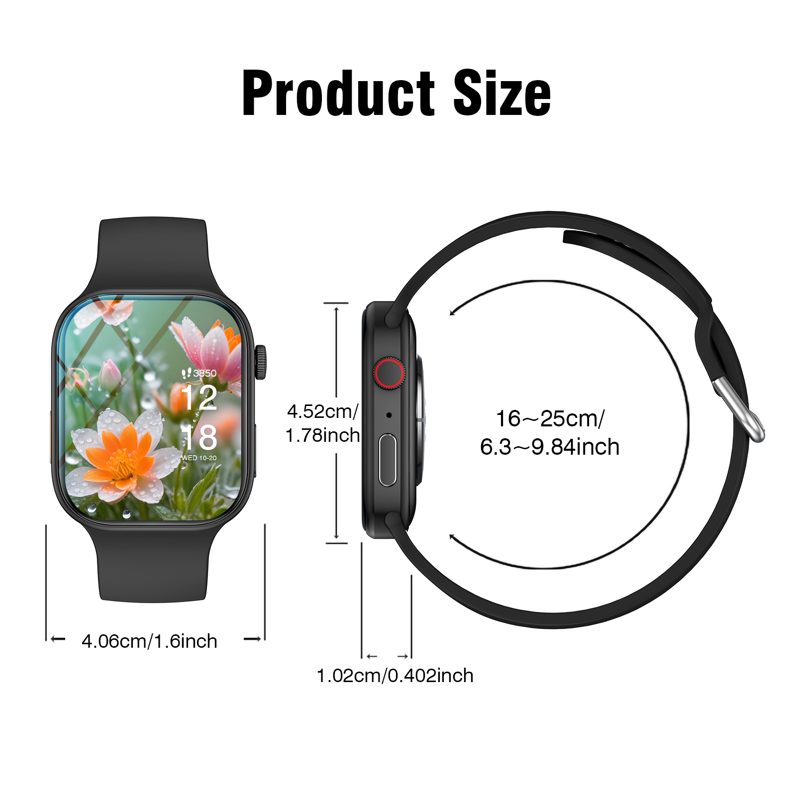 ساعة ذكية رياضية جديدة للرجال  - مراجعة Watch 7 Smartwatch Iphone وسعره