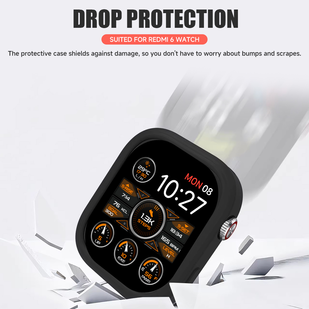 غطاء حماية سيليكون لساعة شاومي - مراجعة Smartwatch Redmi Watches وسعره