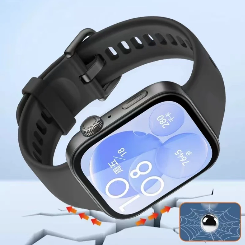 حافظة كمبيوتر + زجاج مقسى لساع - مراجعة Huawei Smartwatch Watch Fit وسعره