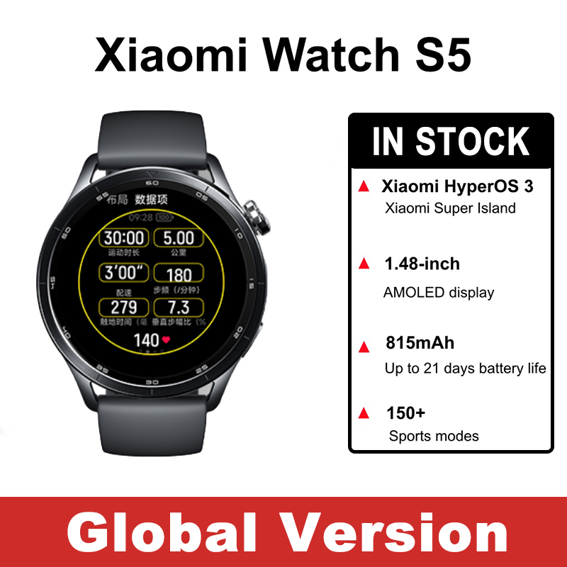 ساعة شاومي S5 النسخة العالمية  - مراجعة Timex Watches Smartwatch وسعره