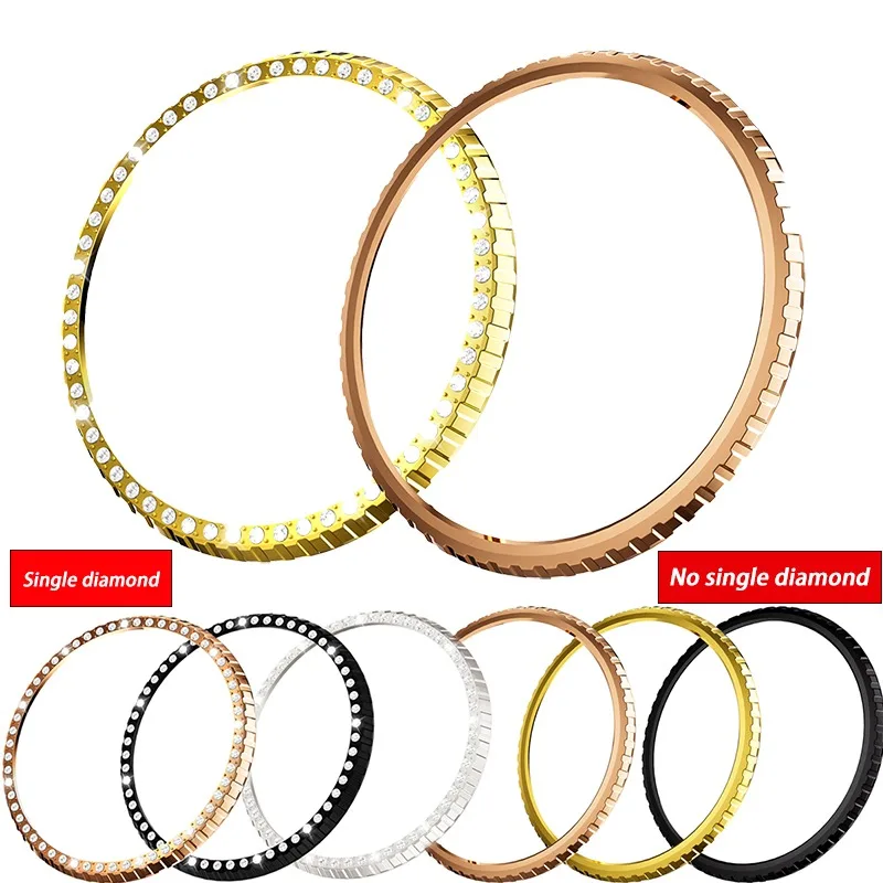 غطاء إطار معدني لساعة سامسونج  - مراجعة Smartwatch Ring Watches وسعره