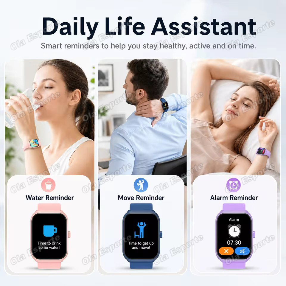 ساعة ذكية بلس للرجال والنساء م - مراجعة Smartwatch Digital Watches For Women وسعره