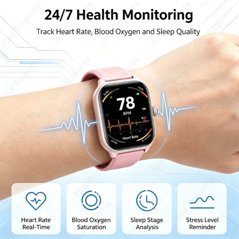 ساعة ذكية بلس للرجال والنساء م - مراجعة Smartwatch Digital Watches For Women وسعره
