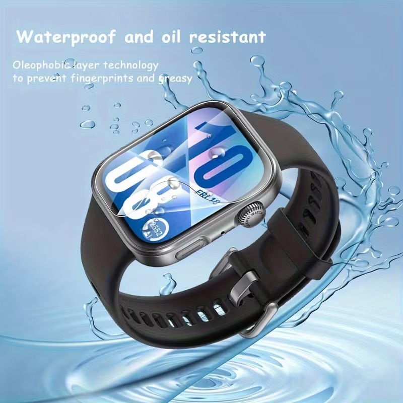 1-4 قطع من واقي الشاشة الهيدرو - مراجعة Huawei Smartwatch Watch Fit وسعره