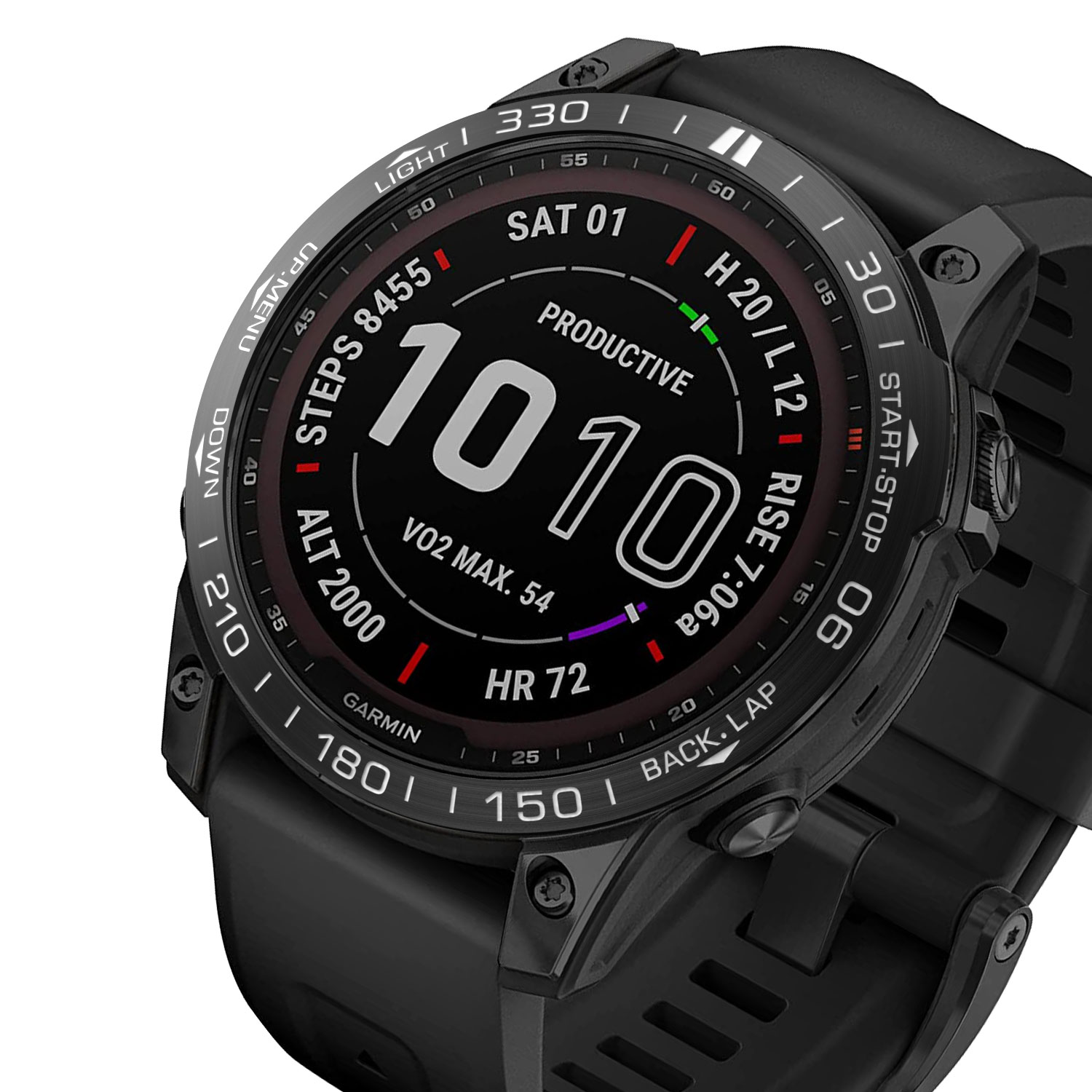 إطار معدني لتصفيف Garmin Fenix - مراجعة Smartwatch Ring Watches وسعره