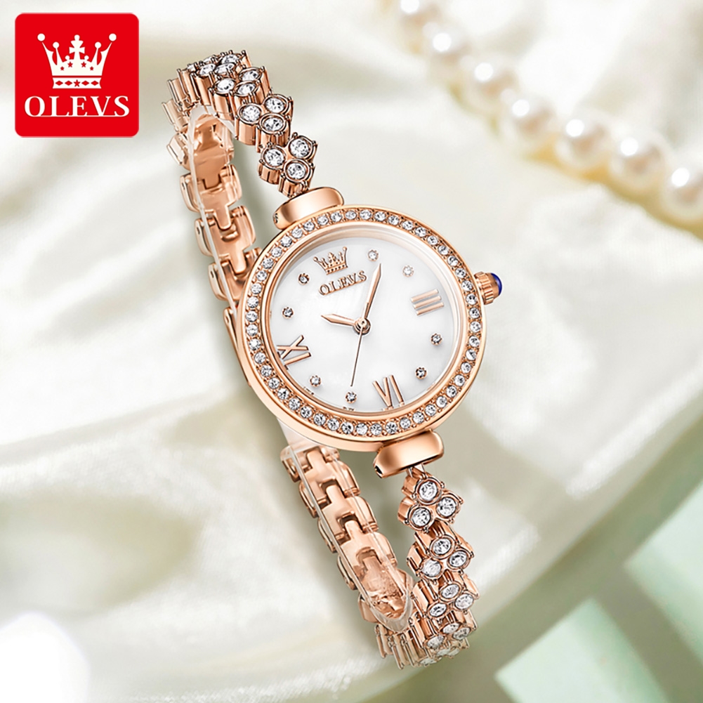 OLEVS 9903 ساعات نسائية موضة أ - مراجعة Watch Bezel Insert وسعره