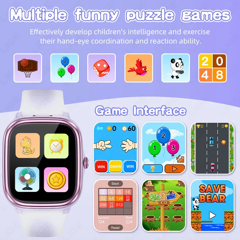 ساعة LIGE الذكية للأطفال الأول - مراجعة Smartwatch Watches Birthday Gift For Boys وسعره