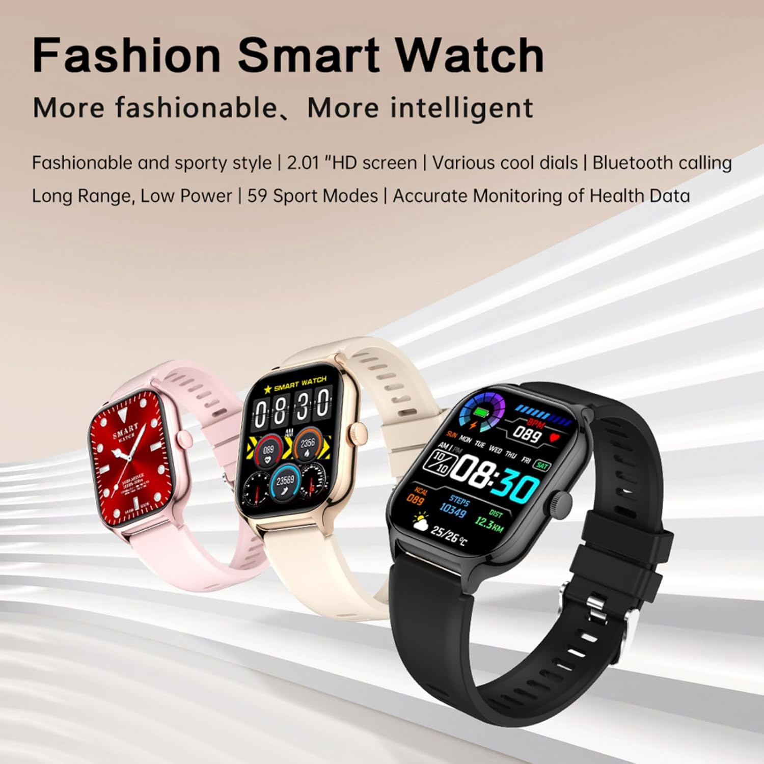 ساعة ذكية بشاشة لمس عالية الدق - مراجعة Watch 7 Smartwatch Iphone وسعره