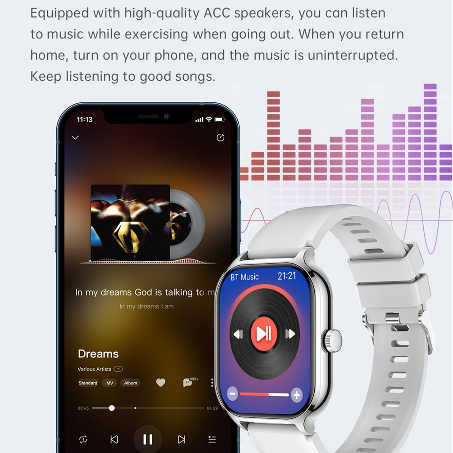 ساعة ذكية بشاشة لمس عالية الدق - مراجعة Watch 7 Smartwatch Iphone وسعره