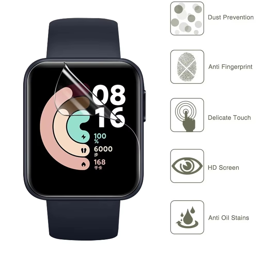 غشاء هيدروجيل لساعة شاومي ريدم - مراجعة Smartwatch Redmi Watches وسعره