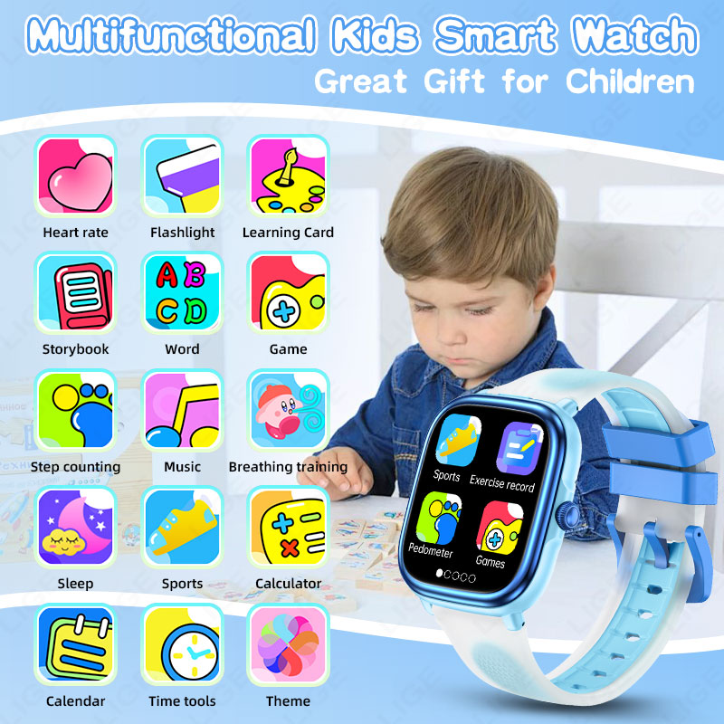 ساعة ذكية للأطفال، ساعة ذكية ل - مراجعة Smartwatch Watches Birthday Gift For Boys وسعره