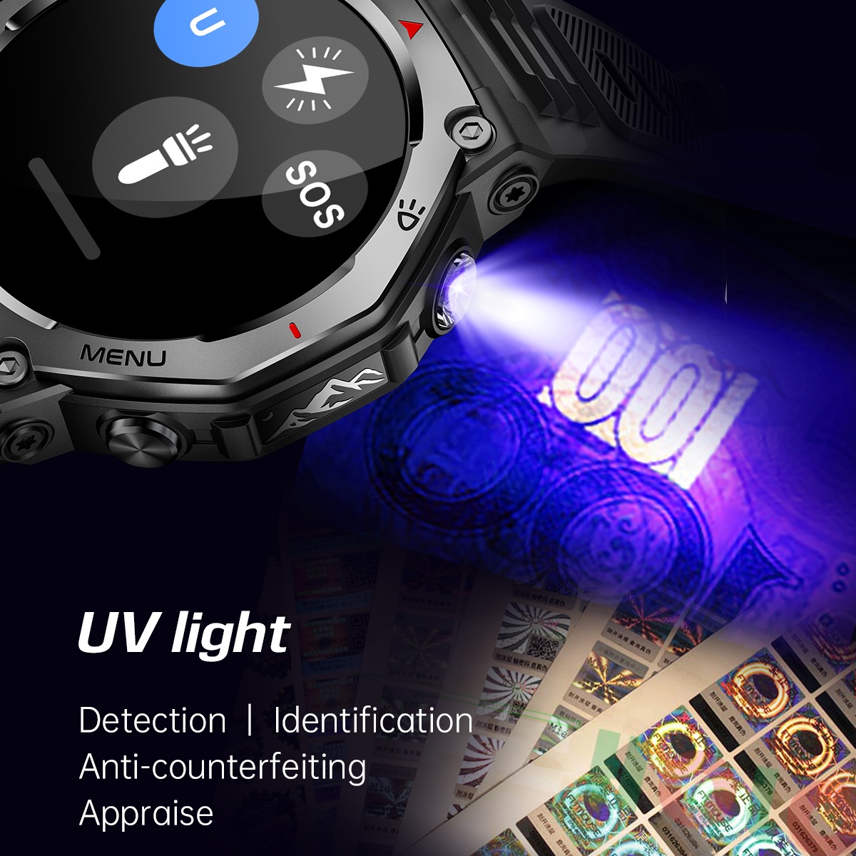 ساعة ذكية VWAR T-Rex Ultra مع  - مراجعة Watch Vs Smartwatch وسعره